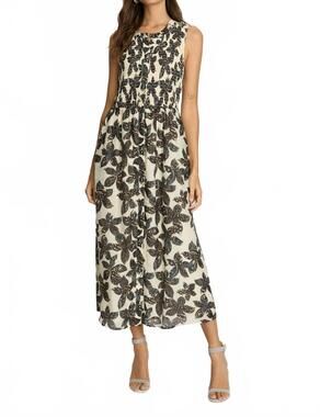 NEW CABALLERO mina dress in ink press